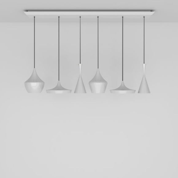 Beat Large Linear Multi-Light LED Pendant Light