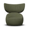 Hana Wingback Lounge Chair  option Justo Alge