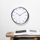 Large: 17.7 in width One Index Wall Clock OPEN BOX