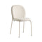Cozy Mid Upholstered Dining Side Chair  option Sand Cros / P151 Matte Hemp