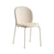 Cozy Mid Upholstered Dining Side Chair  option Sand Rain / P151 Matte Hemp