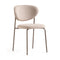 Cozy Dining Chair  option Taupe Cros / P38M Matte Lava