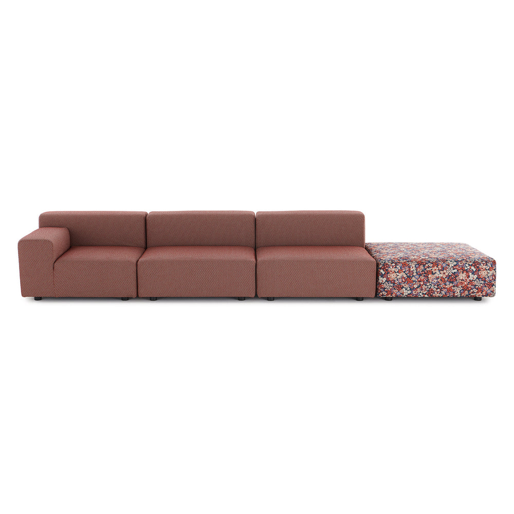Plastics Outdoor Liberty Sofa with Pouf