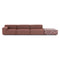 Plastics Outdoor Liberty Sofa with Pouf  option Tamba Rust / Artemis Rust