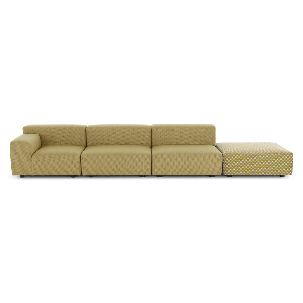 Plastics Outdoor Liberty Sofa with Pouf