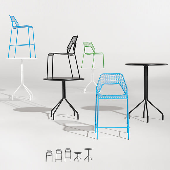 Hot Mesh Bar Table