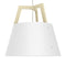 Imber Large Pendant Light  option Gloss White / White Washed Oak