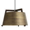Ignis Large Pendant Light  option Distressed Brass / Dark Stained Walnut