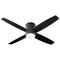 Oslo Hugger Flush Mount Ceiling Fan  option Oslo Hugger Light Kit