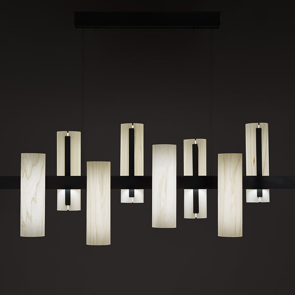 Black Note Keys Pendant Light