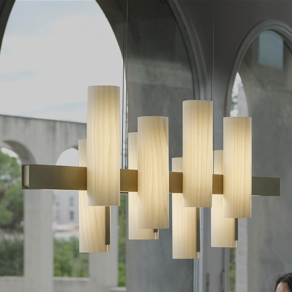 Black Note Keys Pendant Light