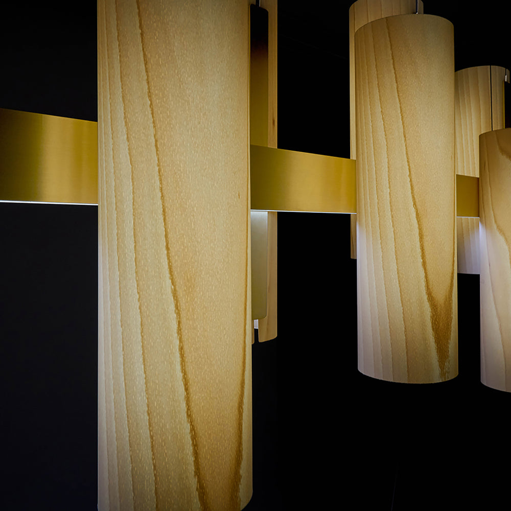 Black Note Keys Pendant Light