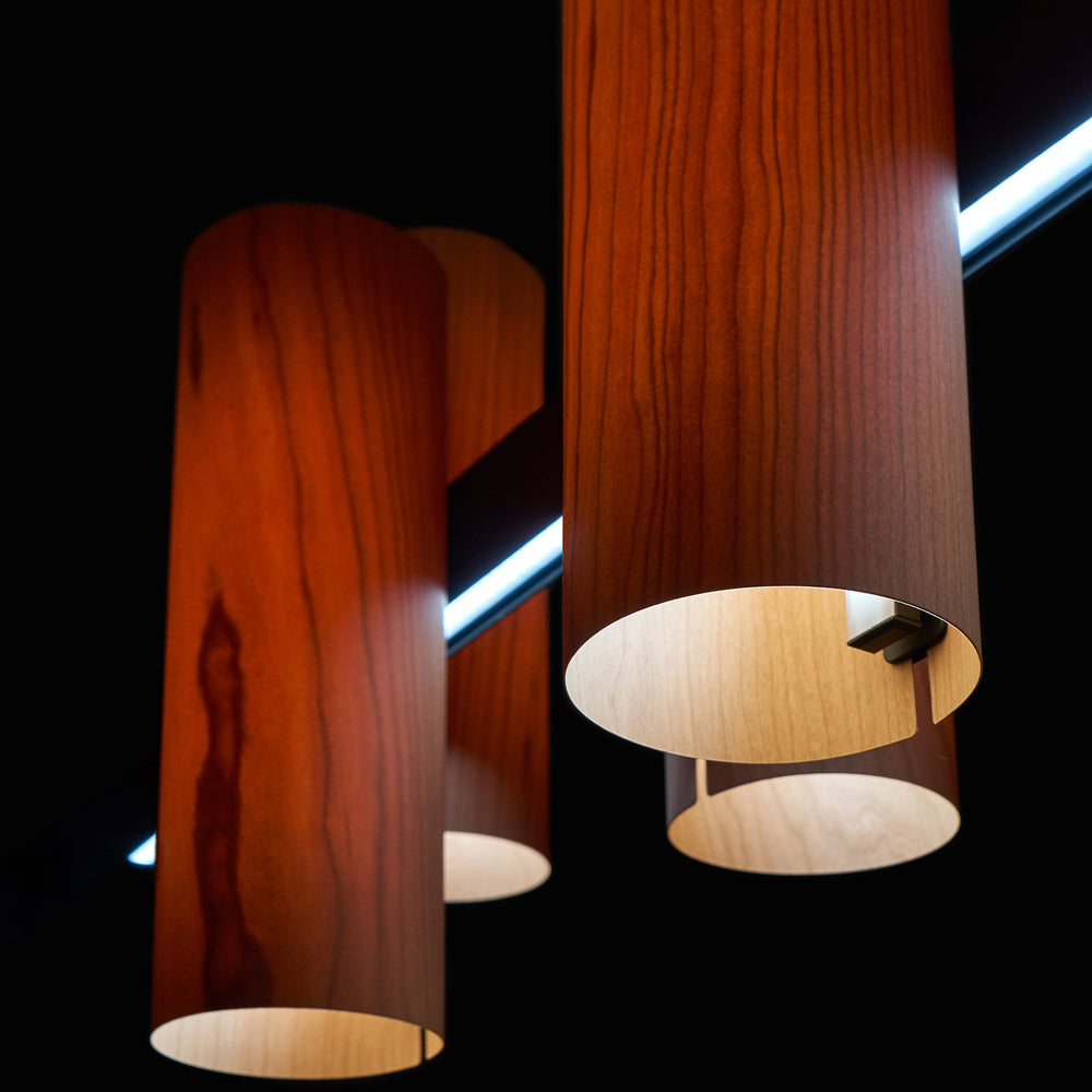 Black Note Keys Pendant Light