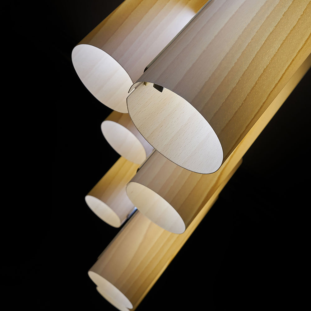 Black Note Keys Pendant Light
