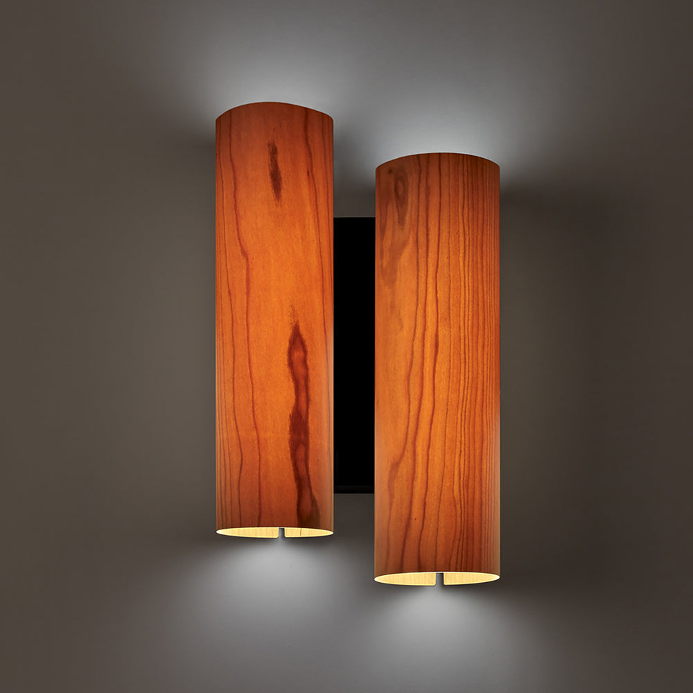 Black Note Duplet Wall Sconce