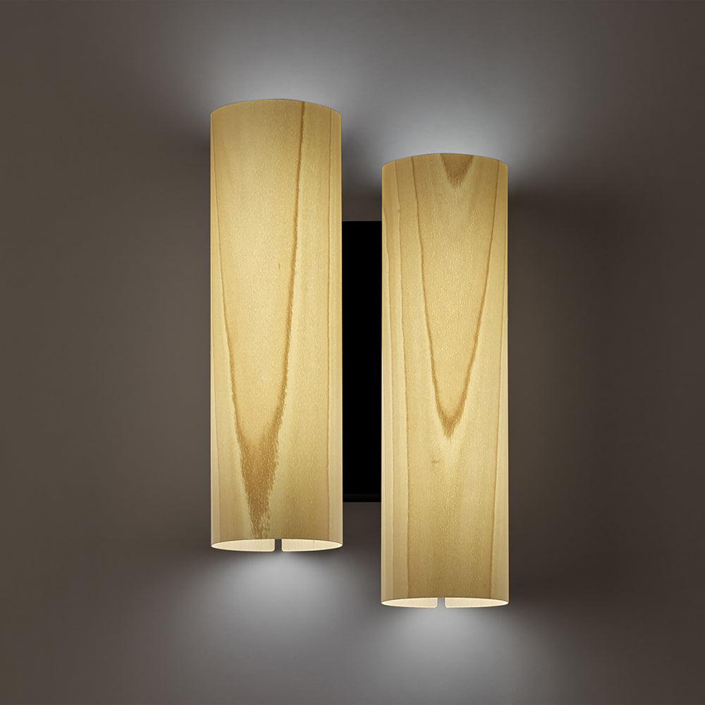 Black Note Duplet Wall Sconce