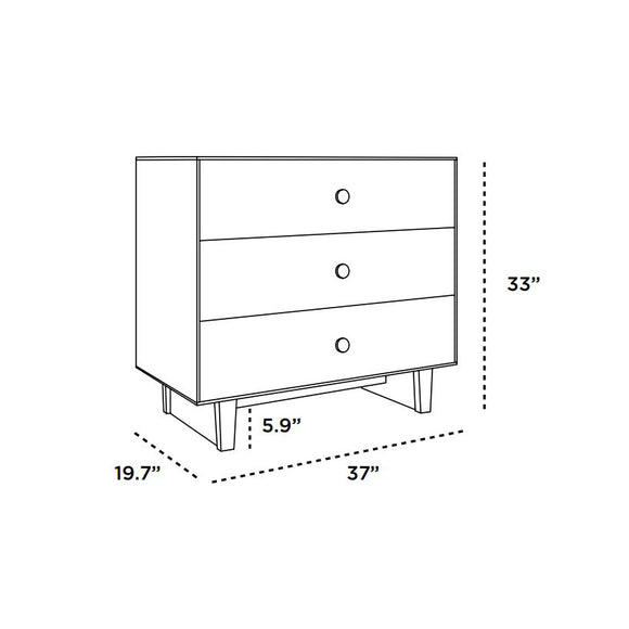 Sparrow 3-Drawer Dresser
