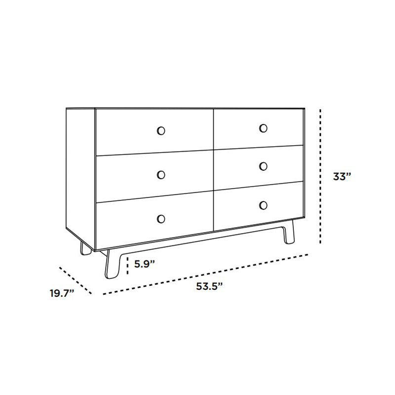 Sparrow 6-Drawer Dresser