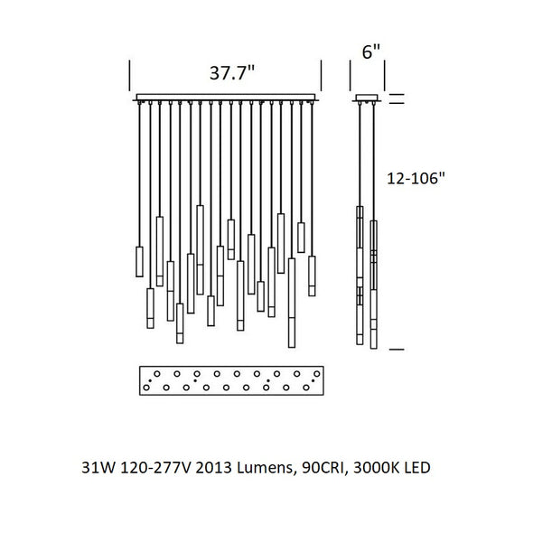 Steelos Linear Pendant Light