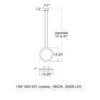 Cirq Pendant Light