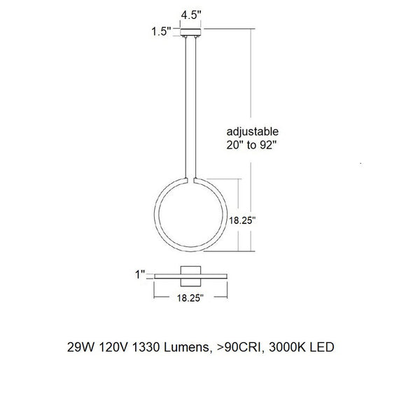 Cirq Pendant Light