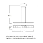 Quadra Linear Pendant Light