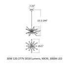 Starburst Chandelier