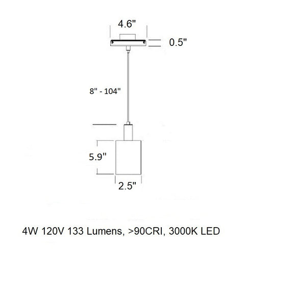Light Guide A-Lamp Pendant Light
