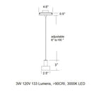 Color Gel Pendant Light