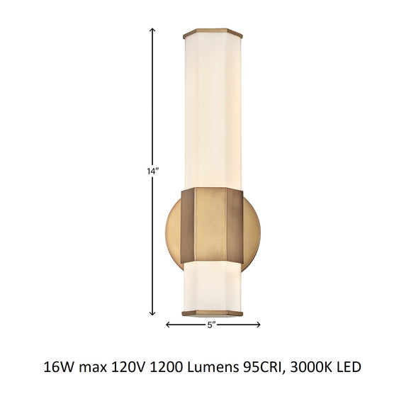 Hinkley facet sconce hotsell