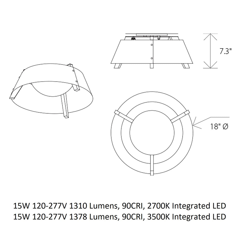 Casia Flush Mount