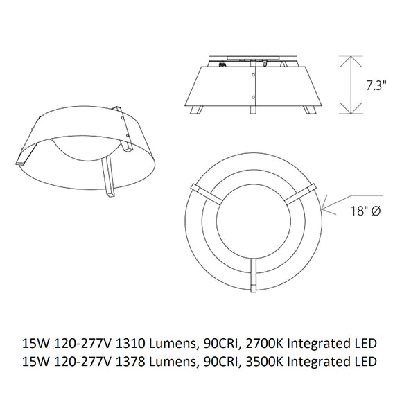 Casia Flush Mount