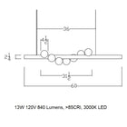 Willow Horizontal LED Pendant Light