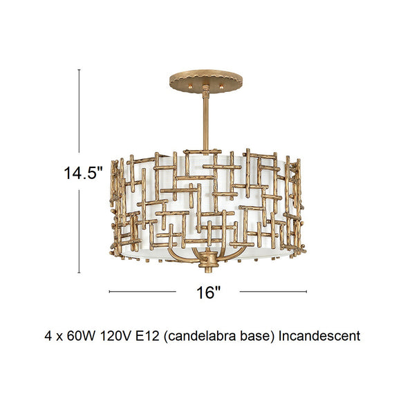 Farrah Drum Pendant Light
