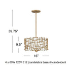 Farrah Drum Pendant Light