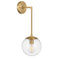 Warby Wall Light  option Heritage Brass