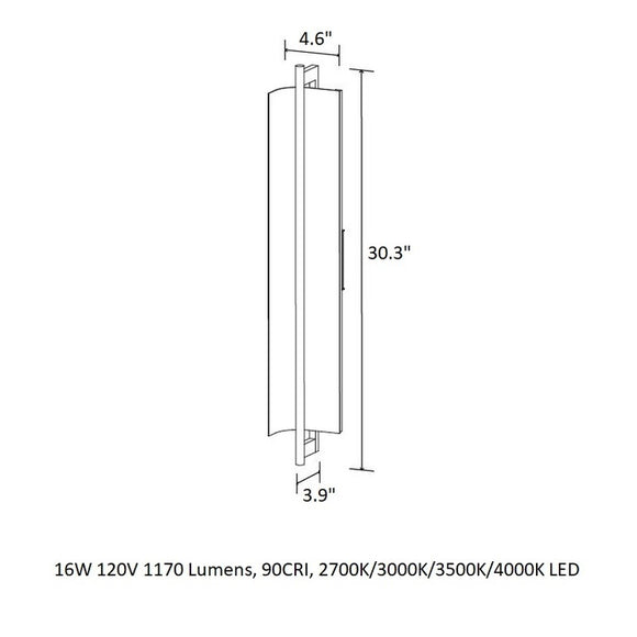 Allavo Medium LED Wall Sconce