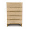 Linn 5 Drawer Wide Dresser  option Natural Oak