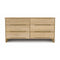 Linn 6 Drawer Dresser  option Natural Oak