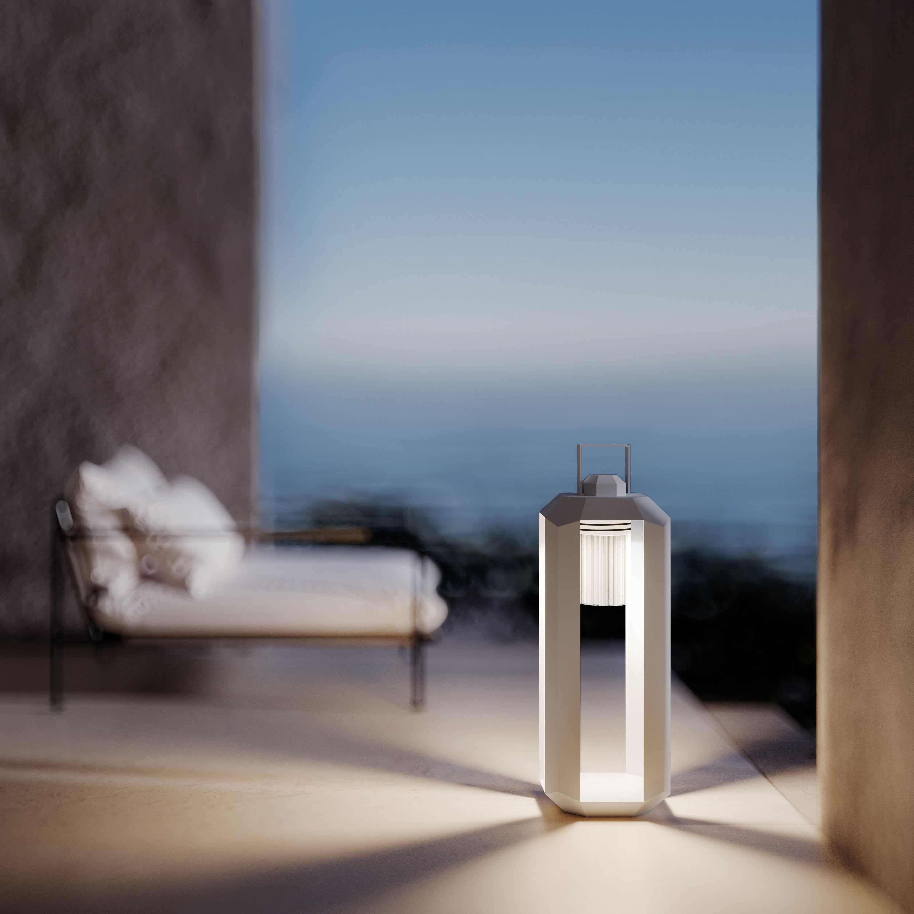 Contardi Cube Outdoor Battery Floor Lamp - 2Modern