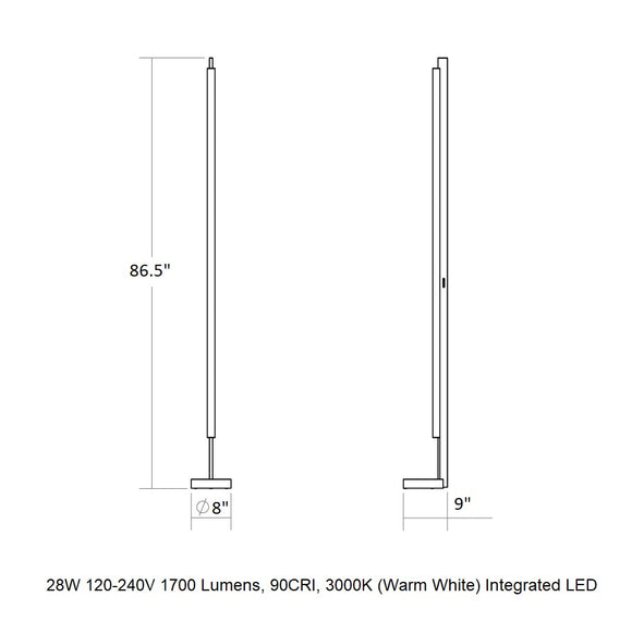 Keel LED Floor Lamp