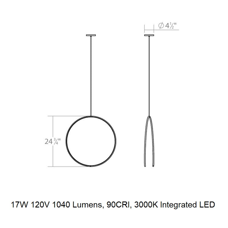 Torc LED Pendant Light