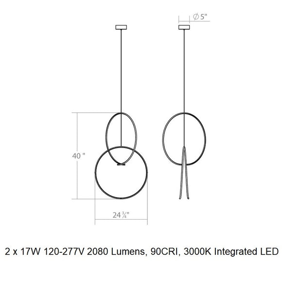 Torc LED Pendant Light