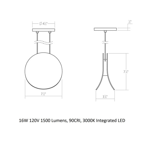 Malibu Discs LED Pendant Light