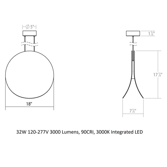 Malibu Discs LED Pendant Light