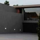Mezza Vetro Outdoor LED Wall Sconce