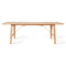 BM1160 Hunting Table  option Oak / Oil with Brass