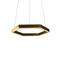 Hex Pendant Light  option Brushed Brass