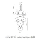 Tam Tam 3 Pendant Light