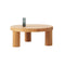 Offset Coffee Table  option Natural